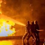 Sebuah Restoran di Kota Lama Semarang Terbakar Habis
