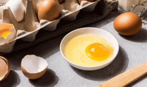 telur mentah