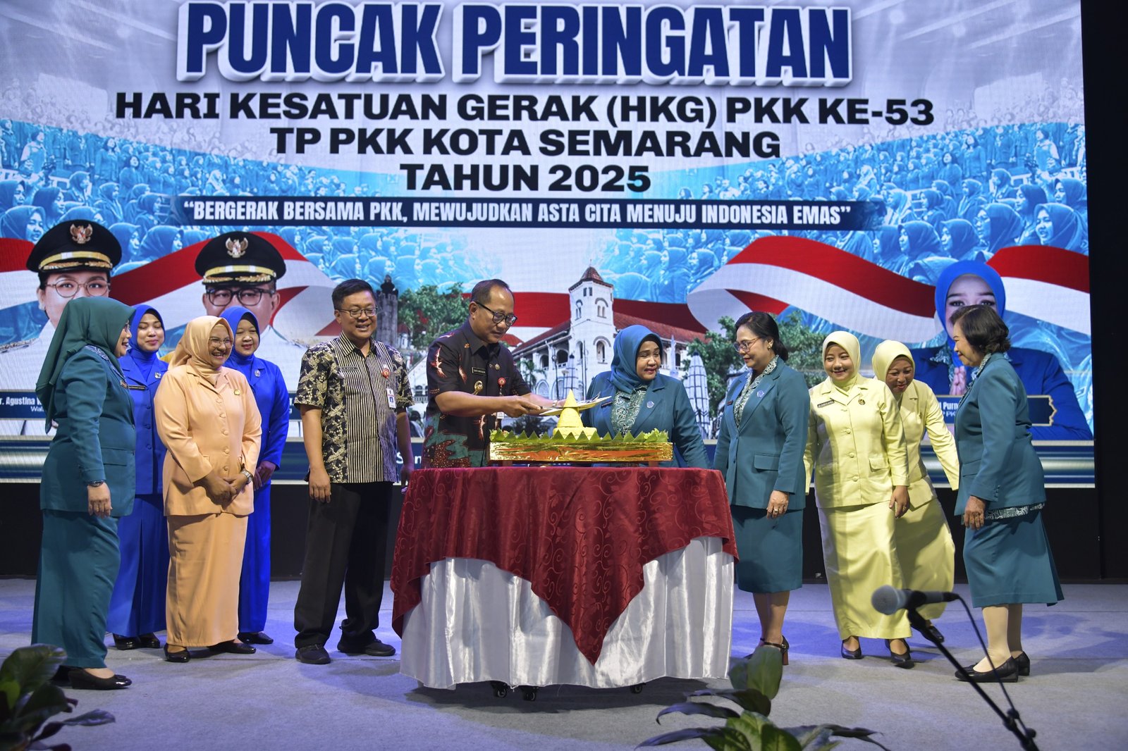 Peringatan Hari Kesatuan Gerak PKK ke-53 tingkat Kota Semarang /semarangkota