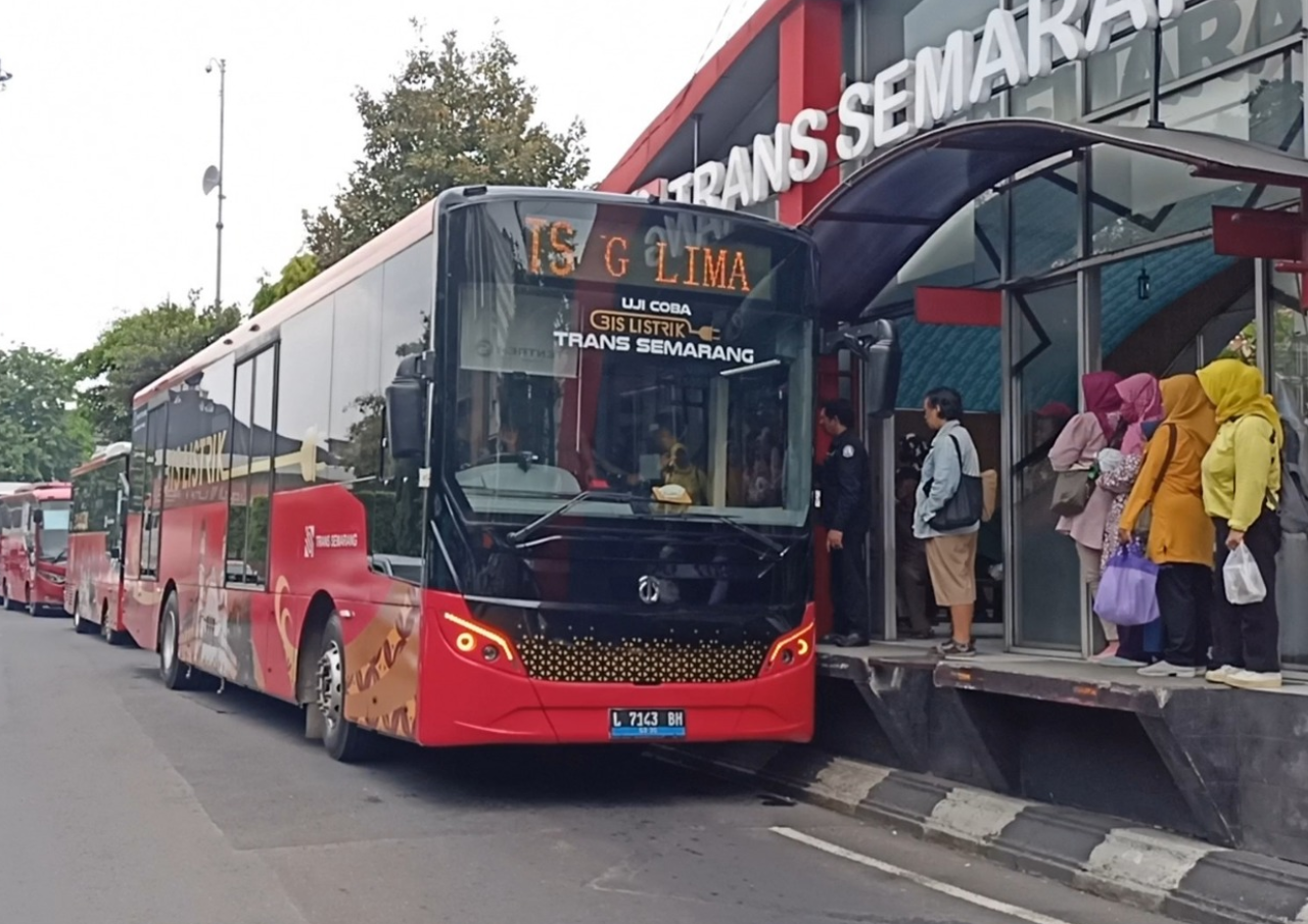 Walkot Semarang Sebut Pelaksanaan Uji Coba Bus Listrik Dilakukan di Wilayah Bawah Koridor 1