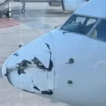 Moncong Pesawat Garuda Indonesia Penyok Usai Mendarat di Pekanbaru, Ini Penjelasan Pihak Bandara moncong