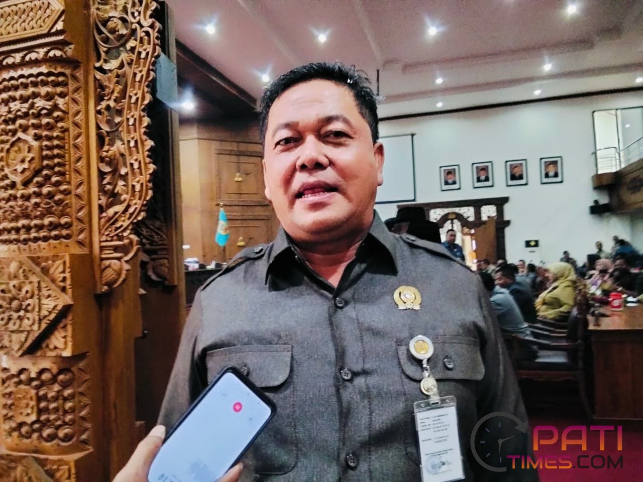 Foto : Ketua Komisi D DPRD Kabupaten Pati, Ali Badruddin. (Sumber. Patitimes.com/ Ilham)