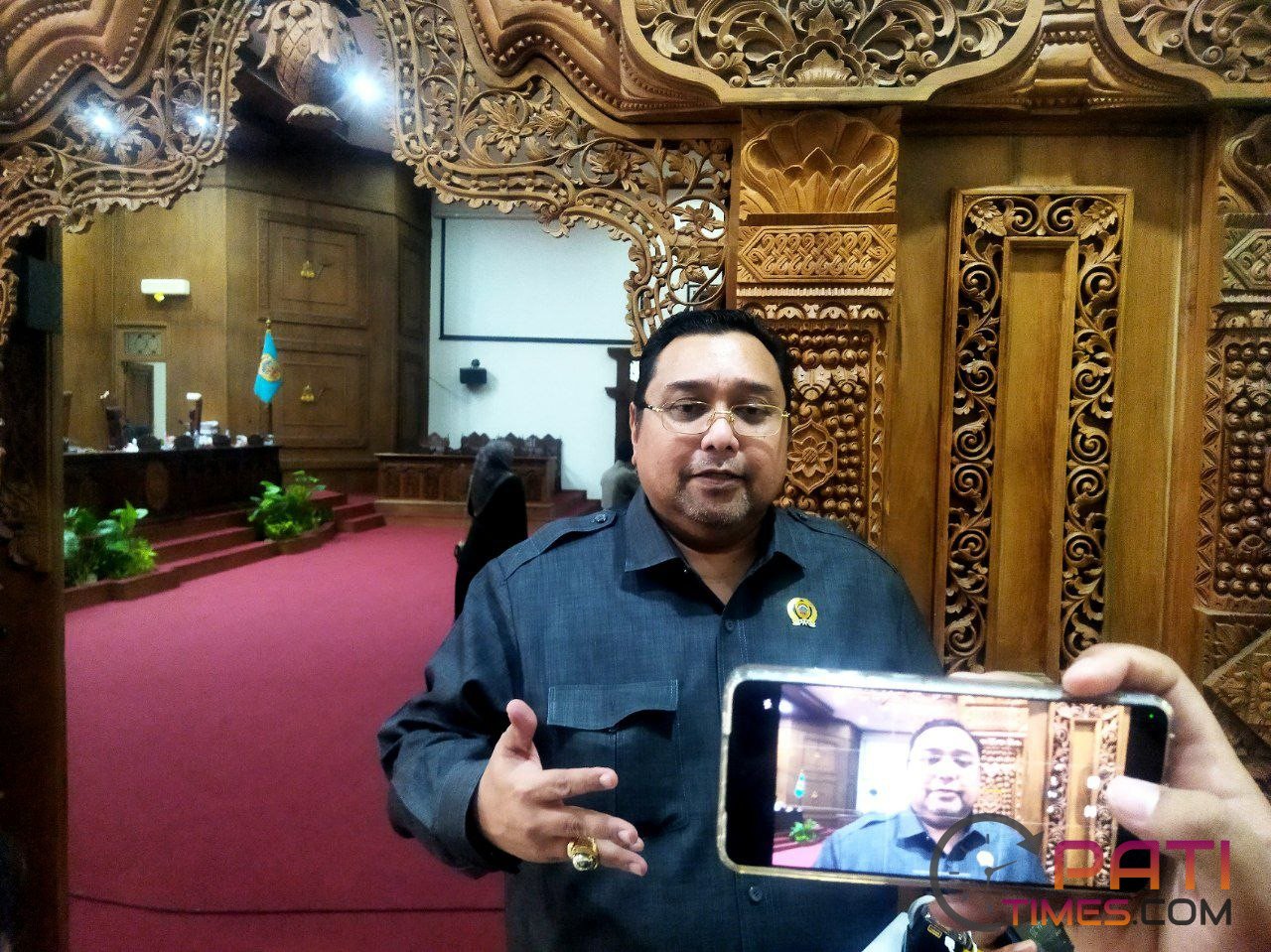 Foto : Ketua Komisi C DPRD Kabupaten Pati, Joni Kurnianto. (Sumber. Patitimes.com/ Ilham)