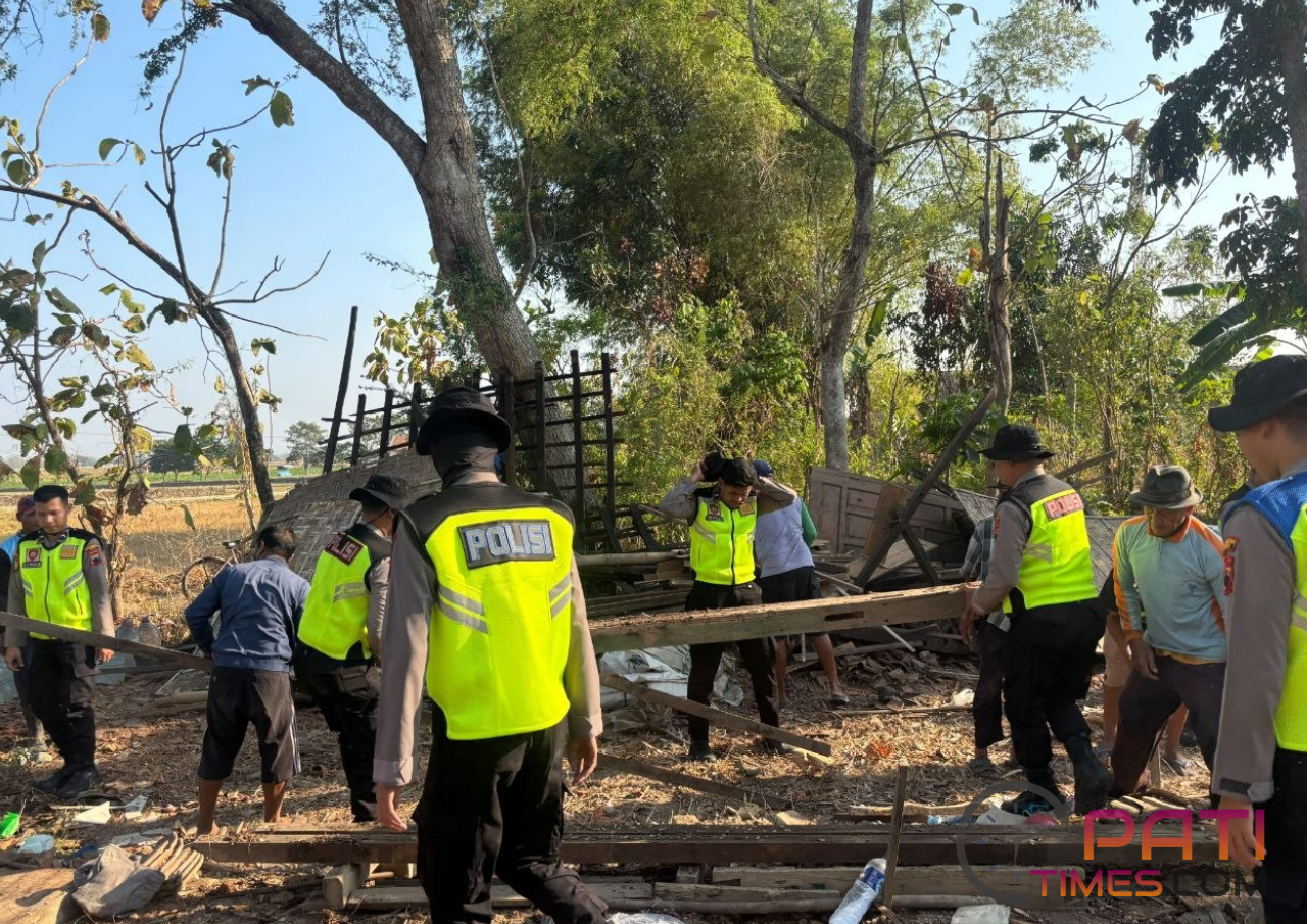 2 Rumah di Desa Bodeh Pati Rusak karena Terjangan Angin Puting Beliung