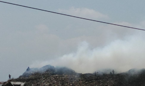 TPS Plosojenar Terbakar! Diduga karena Suhu Panas