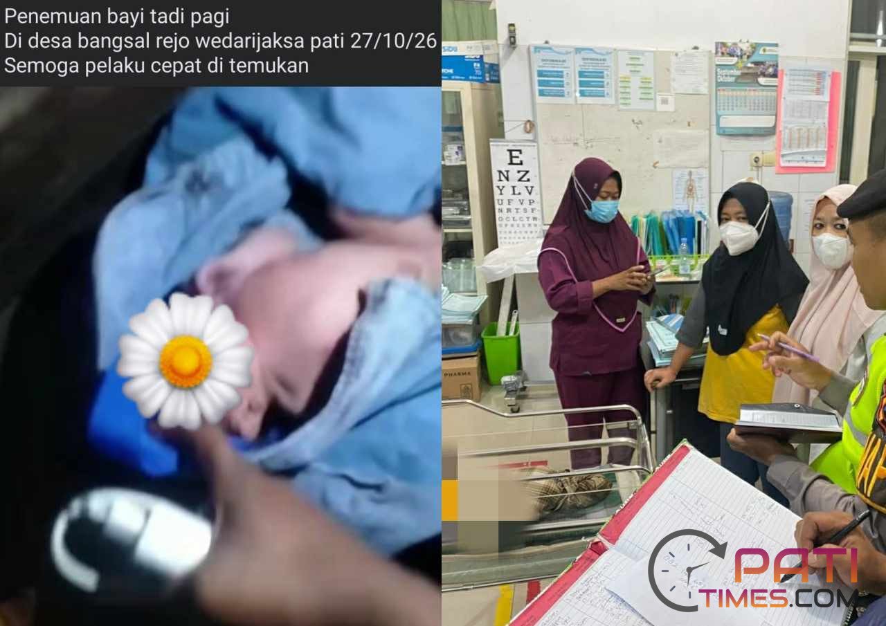 Bayi Perempuan Ditemukan di depan Warung Kopi Pati, Tali Pusar Masih Menempel